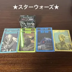 スターウォーズ キャラクターカードとラバーストラップ(ヨーダ)