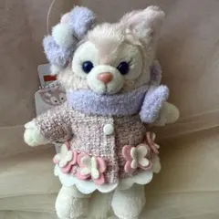 ディズニー　シークレットオブスノーウィーデイ　リーナベル　ぬいぐるみバッジ