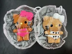 Hello Kitty 水着 マスコット キーホルダースクイーズ　もちもち
