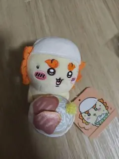 ちいかわ デスクトップから見守るひっかけぬいぐるみ（ラーメン持ちシーサー） 郎