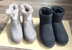 レディース ムートンブーツ ショートブーツ セット