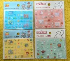 ブロックデコシール　タイルシール　ベイマックス　トイストーリー　ディズニー