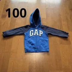 GAP フルジップパーカー 2歳 ネイビー