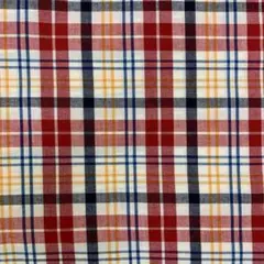 【ラスト】タータンチェック柄　コットン生地　110cm×95cm 綿100%