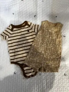GAPロンパース2枚セット　0-3months