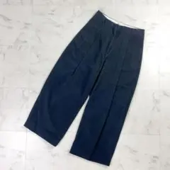 スタジオニコルソン コットンツイルワイドパンツ 黒 サイズ1*ND185のサムネイル