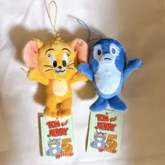 トムとジェリー 可愛い逃亡者マスコット さかな ジェリー 2種セット！！