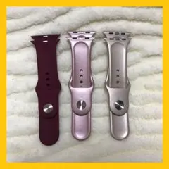 Apple Watchバンド　3色セット　シリコン　アップルウォッチ