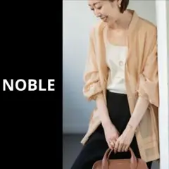 ✨極美品✨ ノーブル シアー オーガンジー サイドリボン ブラウスのサムネイル