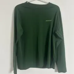 【モンベル】mont-bell 160cm　 長袖　トップス　服　グリーン　緑色