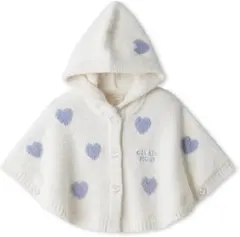 GELATO PIQUE ハート柄ポンチョ　ブルー