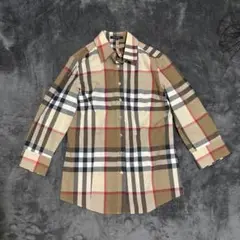 【極美品】 BURBERRY シャツ ノバチェック メガチェック　七分袖