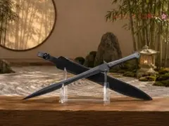 黒金タクティカル武士刀』全長103cm・刃長71cm 純銅金具 模造刀 - メルカリ