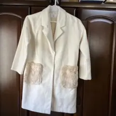 OLIVE des OLIVE ホワイトロングコート