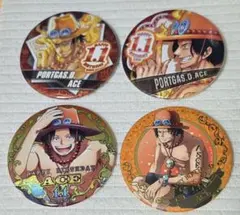 ワンピース エース バースデー 缶バッジ 4点 セット まとめ