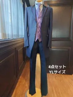 タキシード 4点セット Y-L ネイビー 送料込み - メルカリ