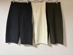 UNIQLO ジャージーバレルレッグパンツ3点　L 裾上げ