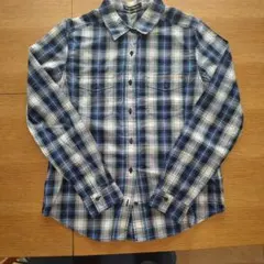 BUONA GIORNATA チェック柄長袖シャツ Mサイズ
