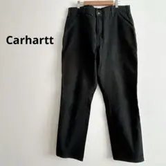 訳あり　カーハート　ブラックデニムパンツ　大きめ　36 ボトムス　黒　カジュアル