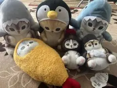 モフサンド サメにゃん 猫 ぬいぐるみ 6点セット☆