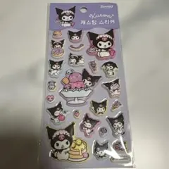 【韓国限定】サンリオ キャラクタークロミ マシュマロシールぷくシル活 ステッカー