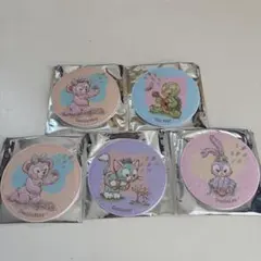 【新品未使用】ダッフィー&フレンズ コースター 5枚