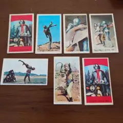 仮面ライダー石森プロ　めんこ!?7枚