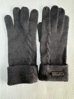 PUMA 黒　ニット手袋