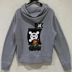 ジップパーカー グレー パーカー