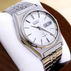 【稼働美品】SEIKO TYPE II 7546-7050／クォーツ／シルバー 2025年最新】seiko 7546-7050の人気アイテム - メルカリ
