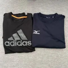 adidas & Mizuno Tシャツ 2枚セット