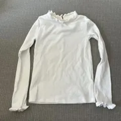 ZARA 白　長袖カットソー 130cm