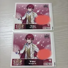 すとふぇす 2026 騎士X オリジナルラベル缶 ステッカー ばぁうくん2点