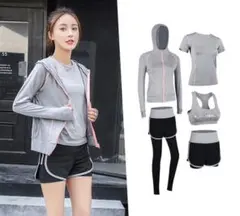 スポーツウェア レディース トレーニングウェア　5点