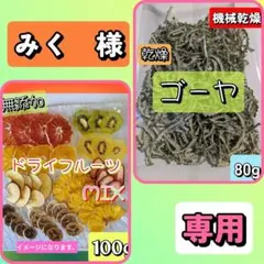 【みく　様】専用　ドライフルーツミックス　乾燥ゴーヤ