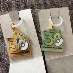 ポケモン　ポケチャーム2　30周年ロゴマスコット セレビィ アルセウス