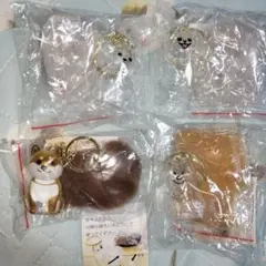 いつもわんちゃんと一緒！　おでかけ　毛入れ　キーホルダー　付属の毛玉付き