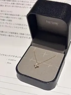 TSUTSUMI K18YG ダイヤモンドプチネックレス 0.18ctのサムネイル