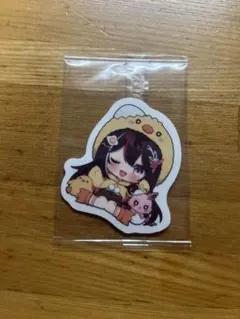 ホロライブ　チョコクランチ ダイカットステッカー　アズキ AZKi