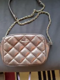 Kate Spade メタリックブラウン ショルダーバッグ