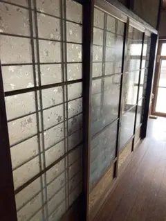 桜模様 古民家建具