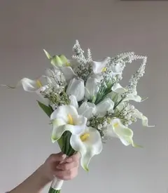 【再販】結婚式 ブライダル ブーケ 韓国風 造花