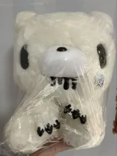 チャックスGPいたずらぐまのグルーミー ぬいぐるみ モノホワイト