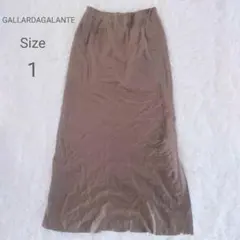 GALLARDAGALANTE ベージュ ロングスカート サイズ1