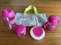 OXO totスナックコンテナ　水筒　ミニトート5点セット ピンクのサムネイル