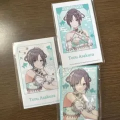シャニマス 狭山スキー 箔押しトレーディングカード トレカ 浅倉透 2点