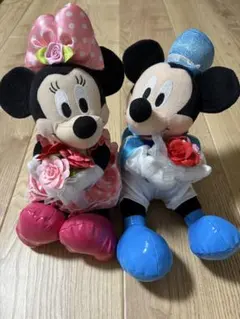ミッキー　ミニー　ぬいぐるみ　ウェディングドール　ウェルカムドール　結婚式