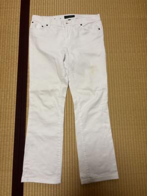 ラルフローレン　ホワイトデニムパンツ サイズ