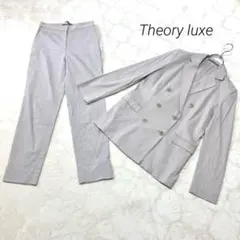 近年モデル♡セオリーリュクス バンドカラー ブラウス 洗える 大きい 