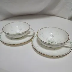 Noritake　小花のワルツ　カップ・ソーサーセット　ボーンチャイナ　オールド